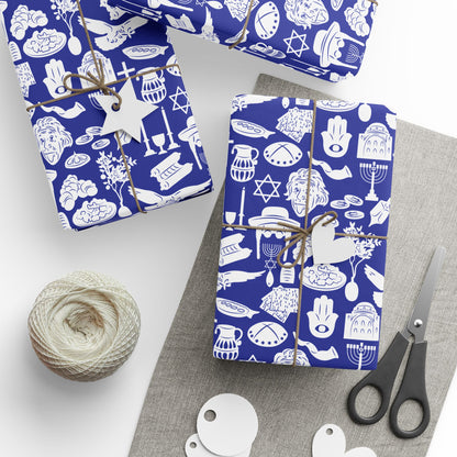 Mosaic of Light Hanukkah Wrapping Paper