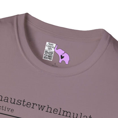 Exhausterwhelmulated Definition Adult T-shirt