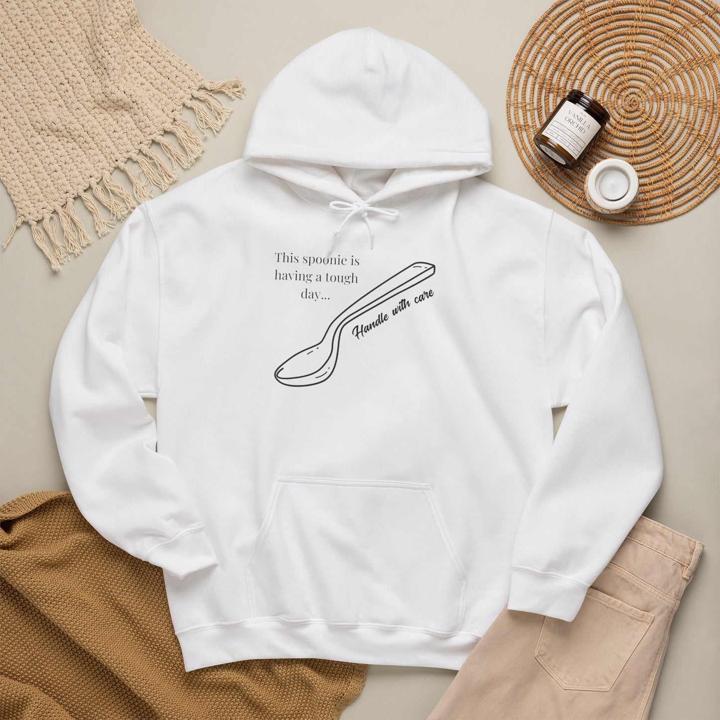 This Spoonie Is Having A Tough Day Adult Heavy Blend™ Hoodie