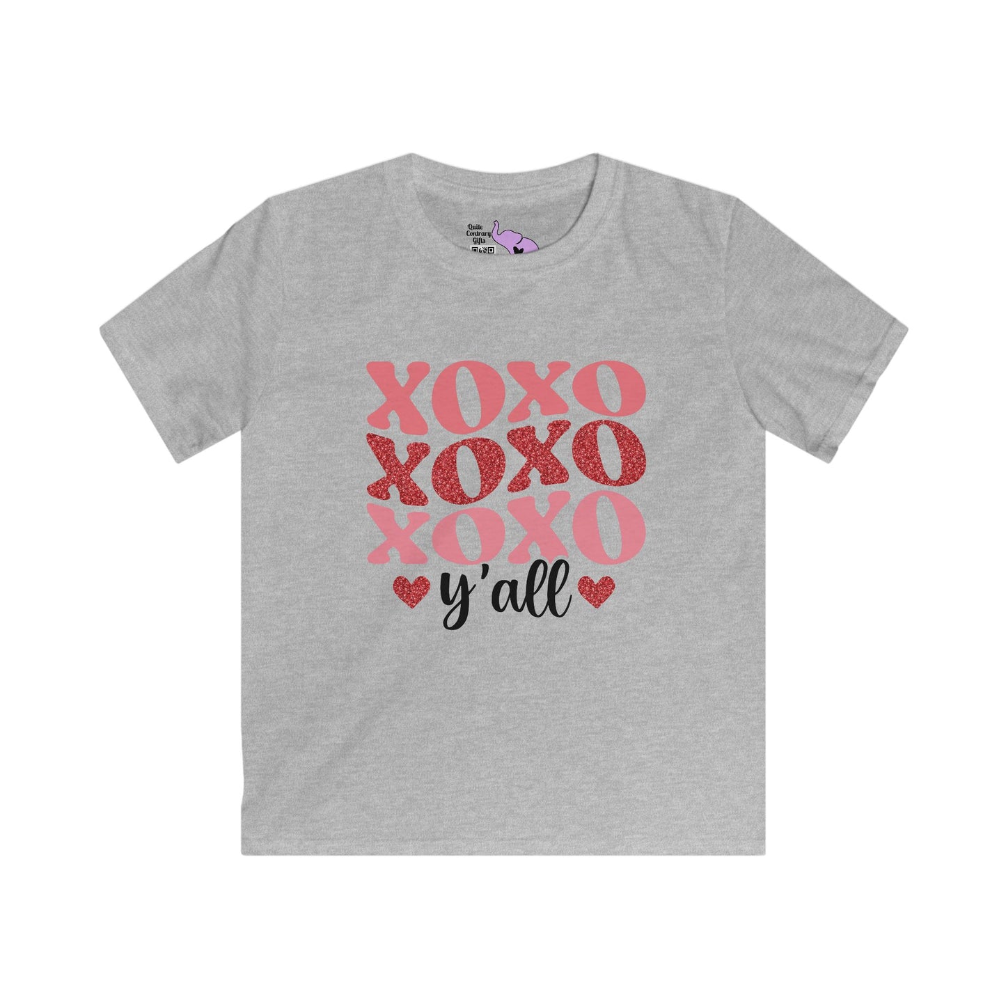 XOXO Y'all Youth Softstyle Tee