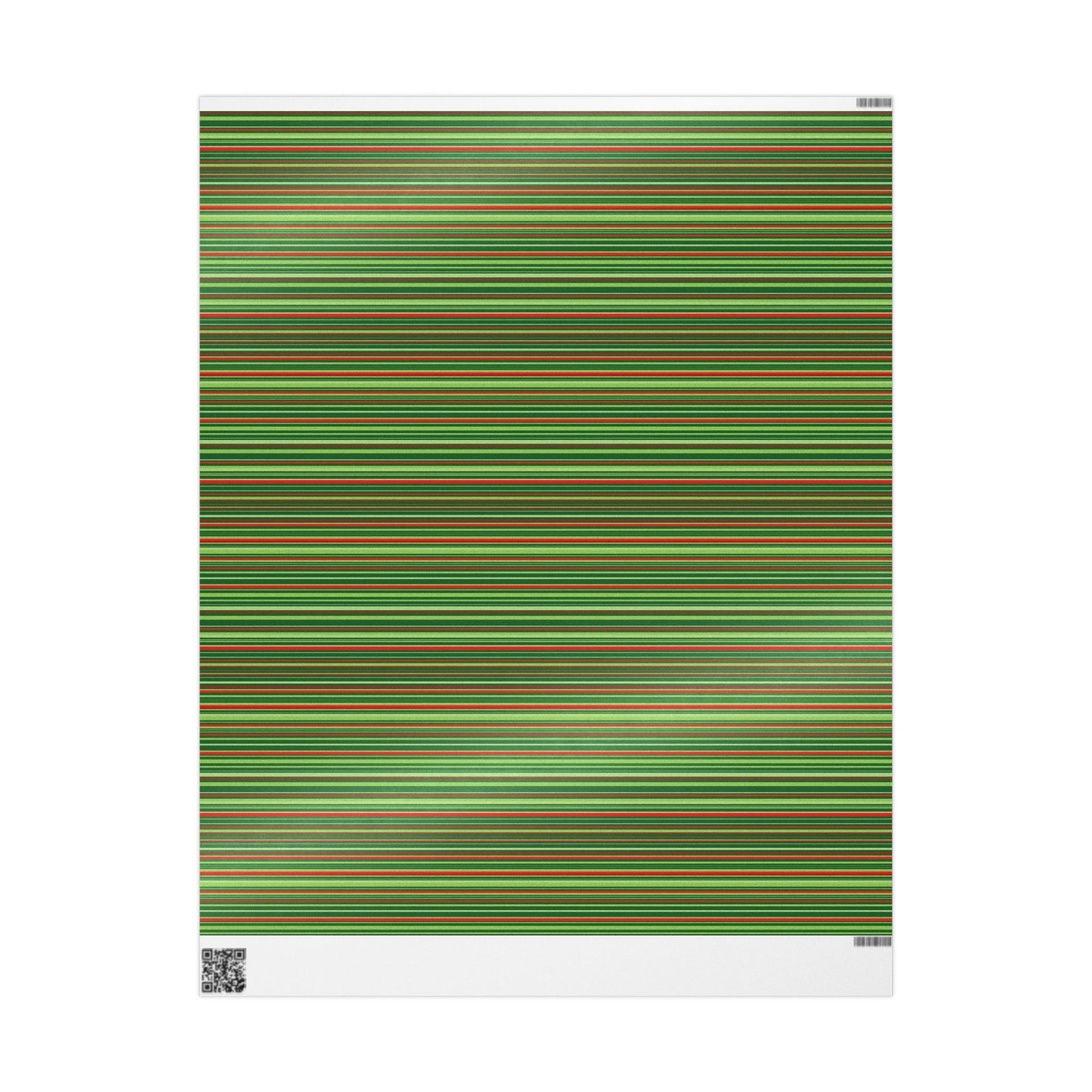 Christmas Cheer Stripes Wrapping Paper