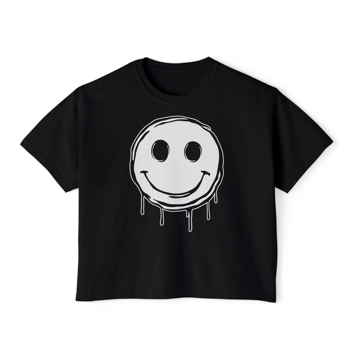 Melty Smiley Face Women's Boxy Tee