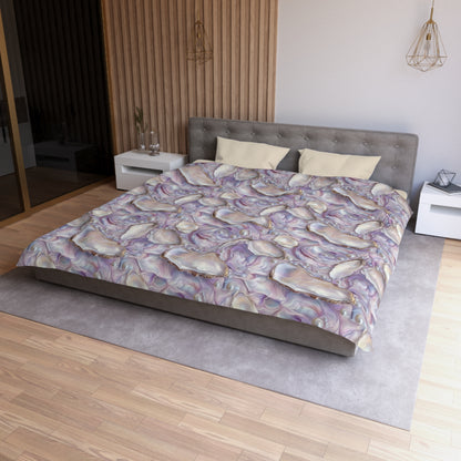 Purple Opalescent Dreams Microfiber Duvet Cover