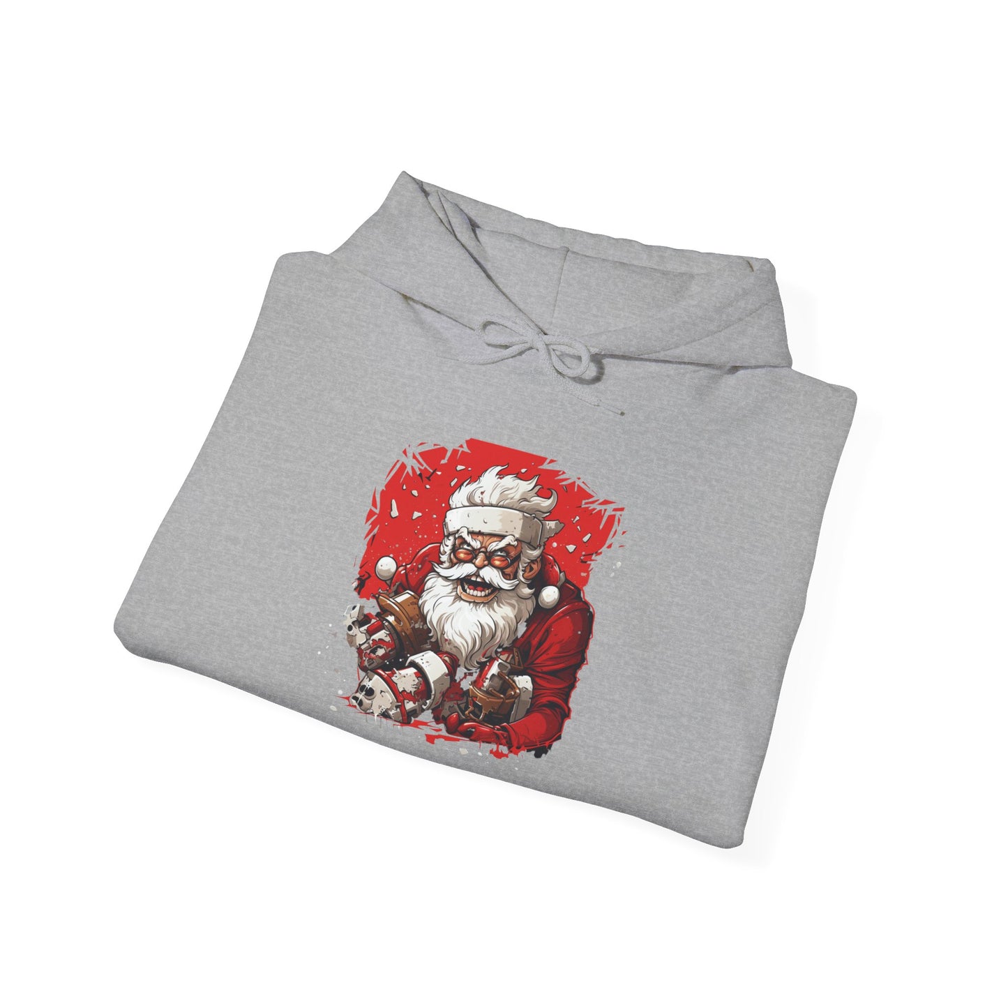 Angry Santa Adult Heavy Blend™ Hooded Sweatshirt