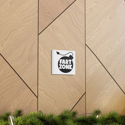 Fart Zone Canvas Square Wraps w/o Frame