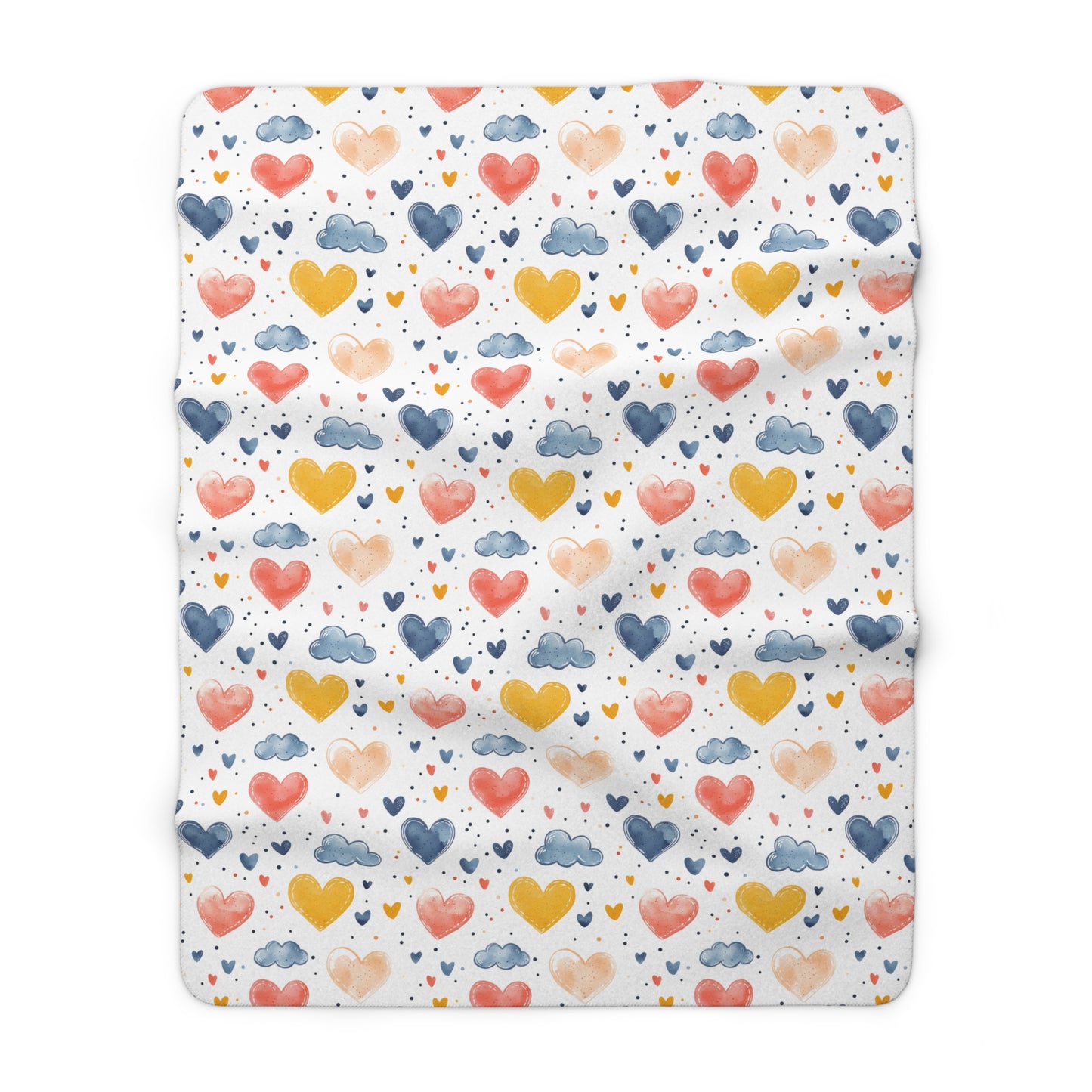 Love in the Air Sherpa Fleece Blanket