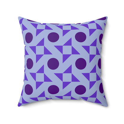 Violet Pinwheels Throw Pillow