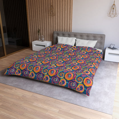 Rainbow Revolt Microfiber Duvet Cover