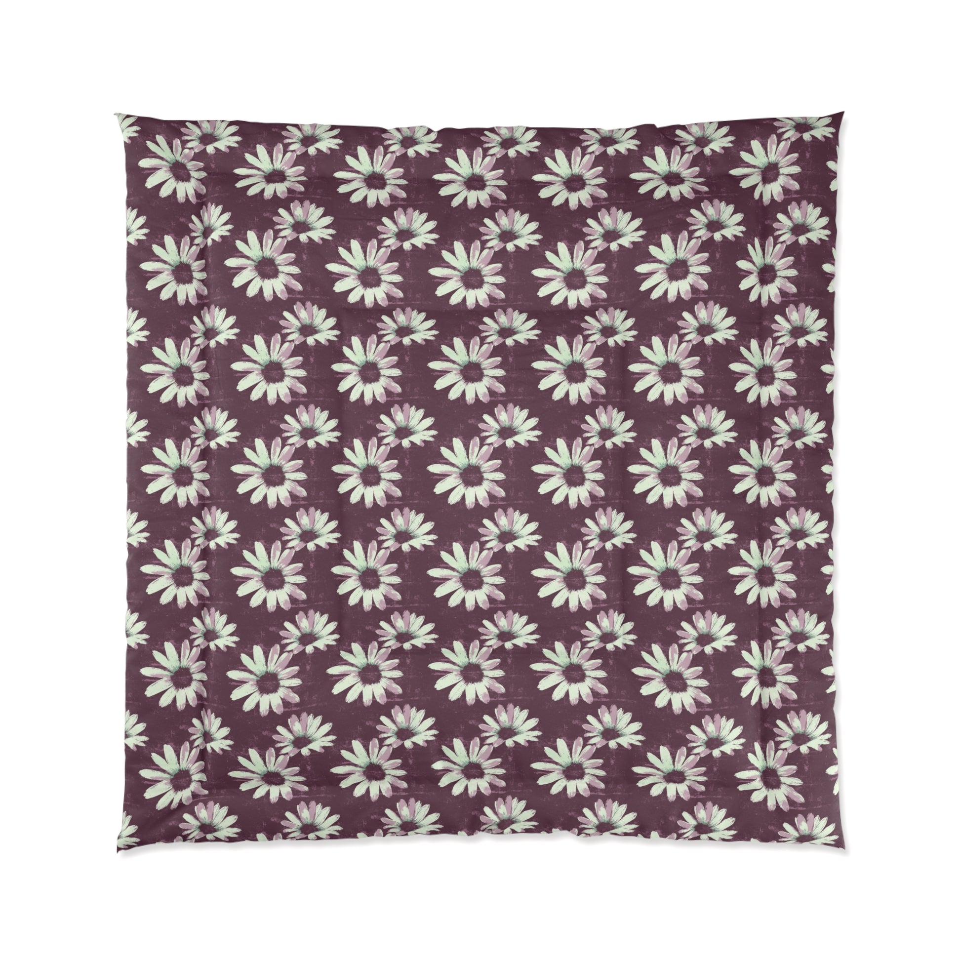 Purple Tide Petals Comforter