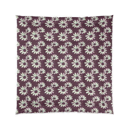 Purple Tide Petals Comforter