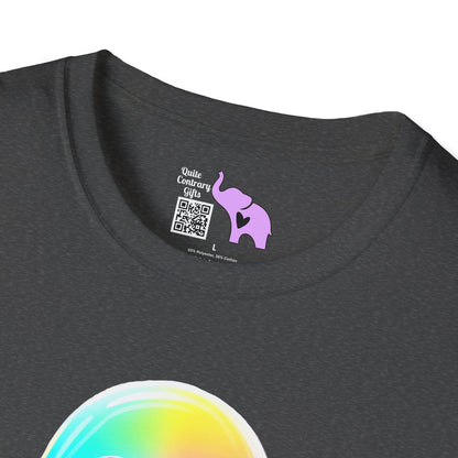 Neon Ghostly Boo Adult Unisex Tshirt