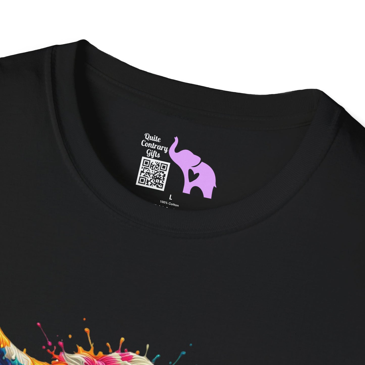 Colorful Cow Adult T-shirt
