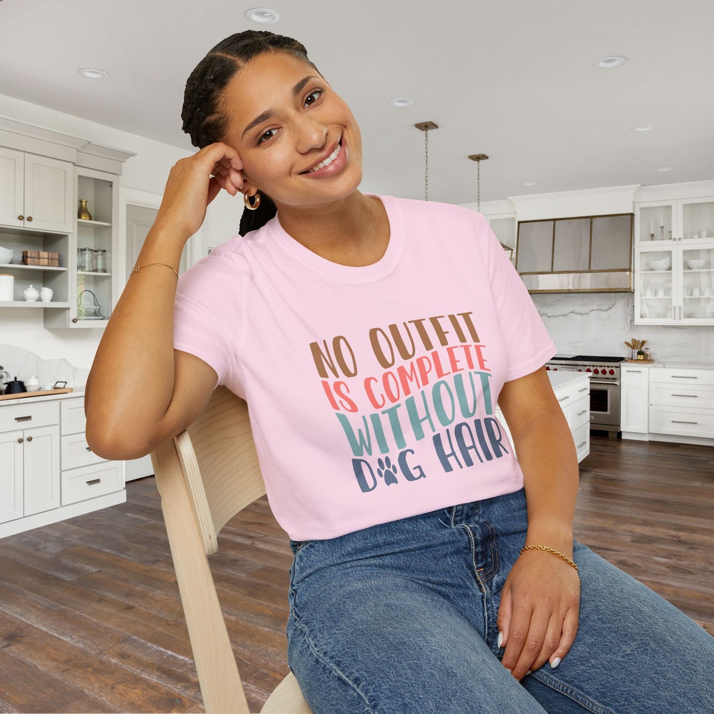 No Outfit is Complete Without Dog Hair Adult T-shirt