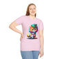 Cute Colorful Kitten w/Soccer Ball T-shirt