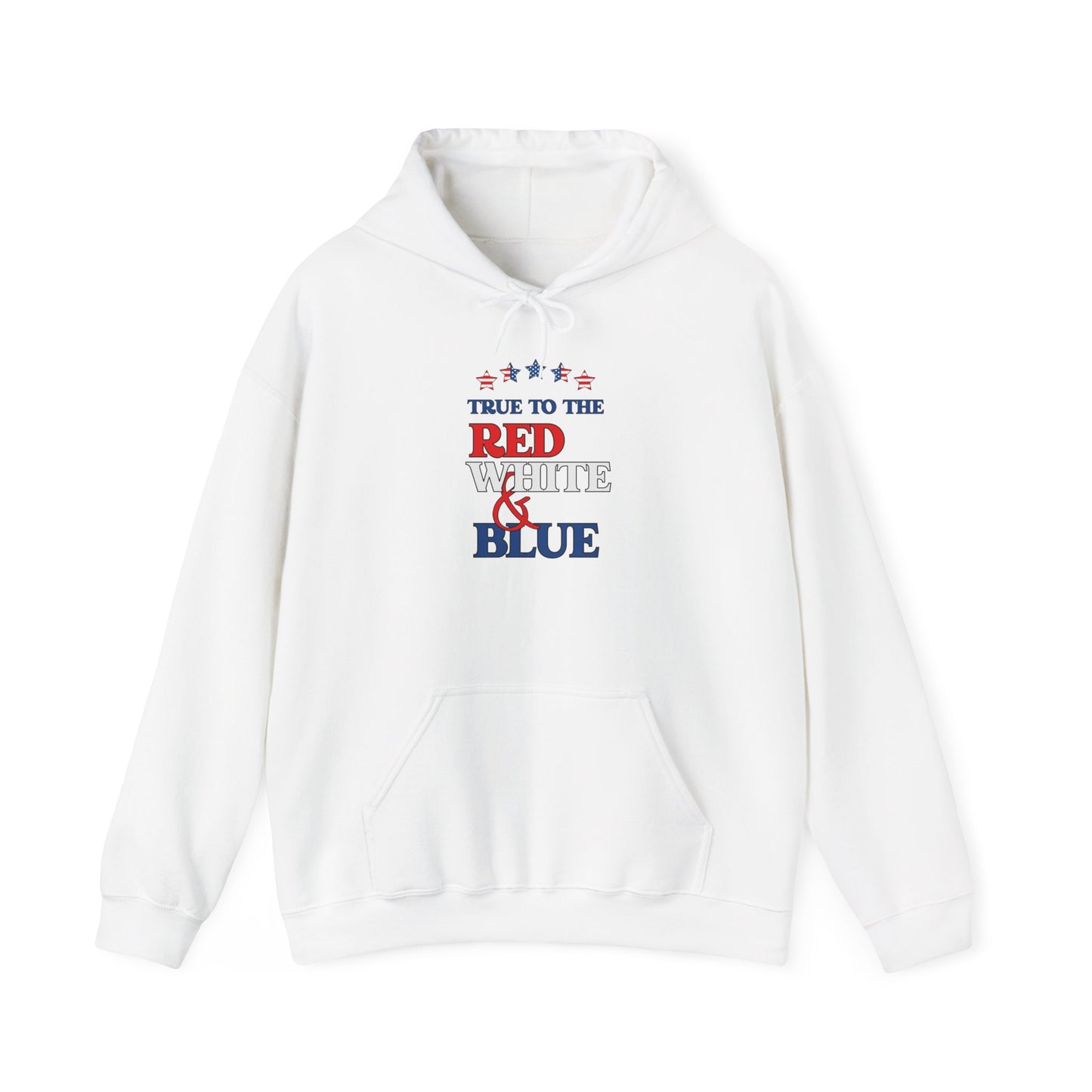 True to the Red White & Blue Heavy Blend™ Hooded Sweatshirt