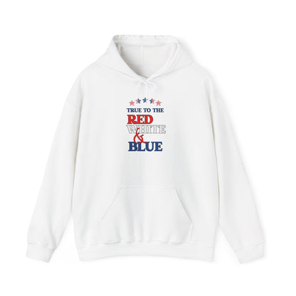True to the Red White & Blue Heavy Blend™ Hooded Sweatshirt