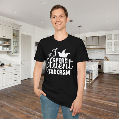 I Speak Fluent Sarcasm Adult T-shirt