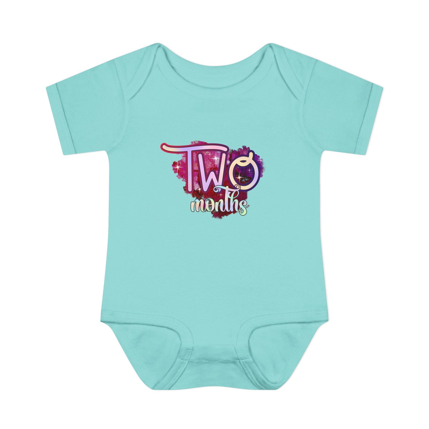 Stardust Baby Milestone Bodysuit-Two Months