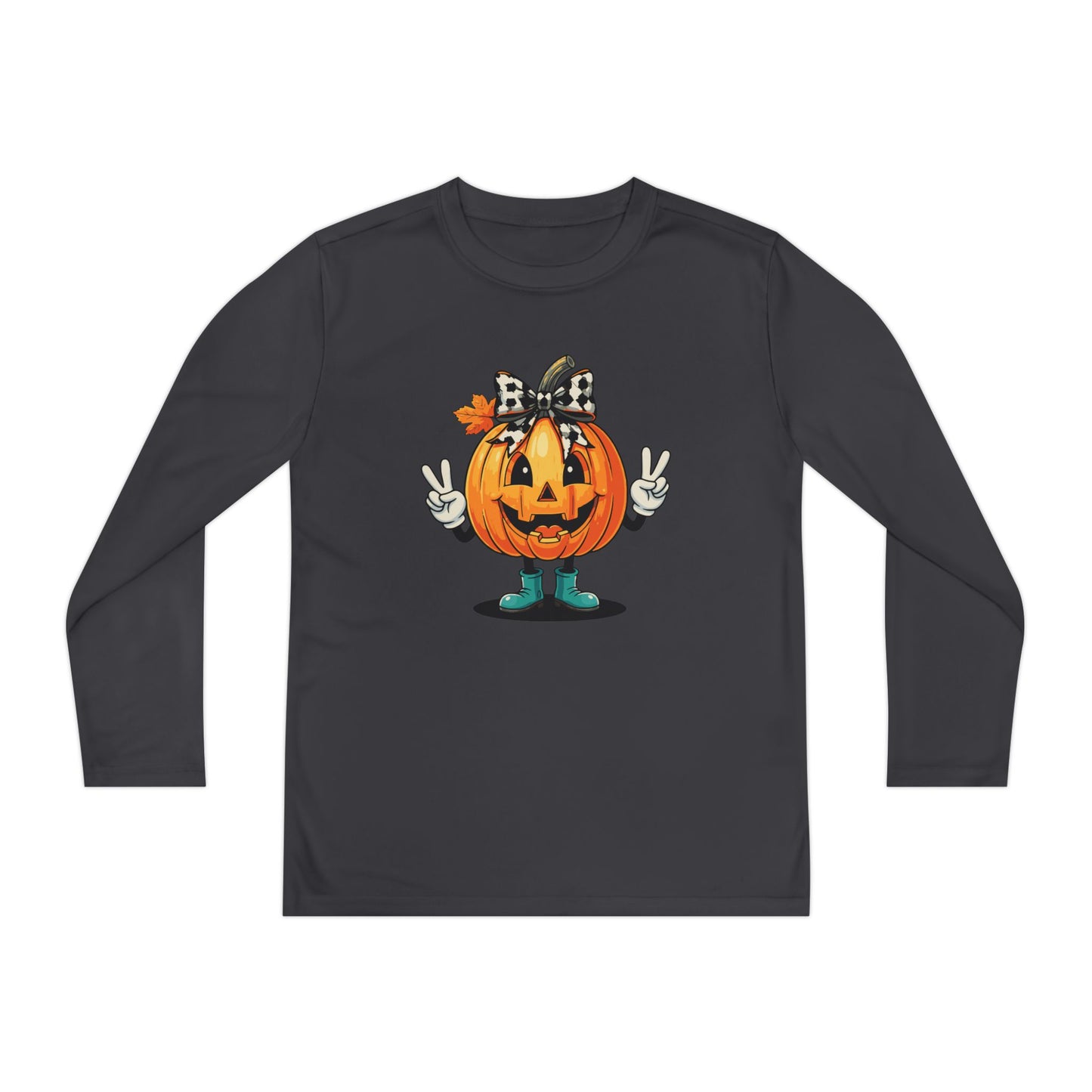 Pumpkin Peace Youth Long Sleeve Tee
