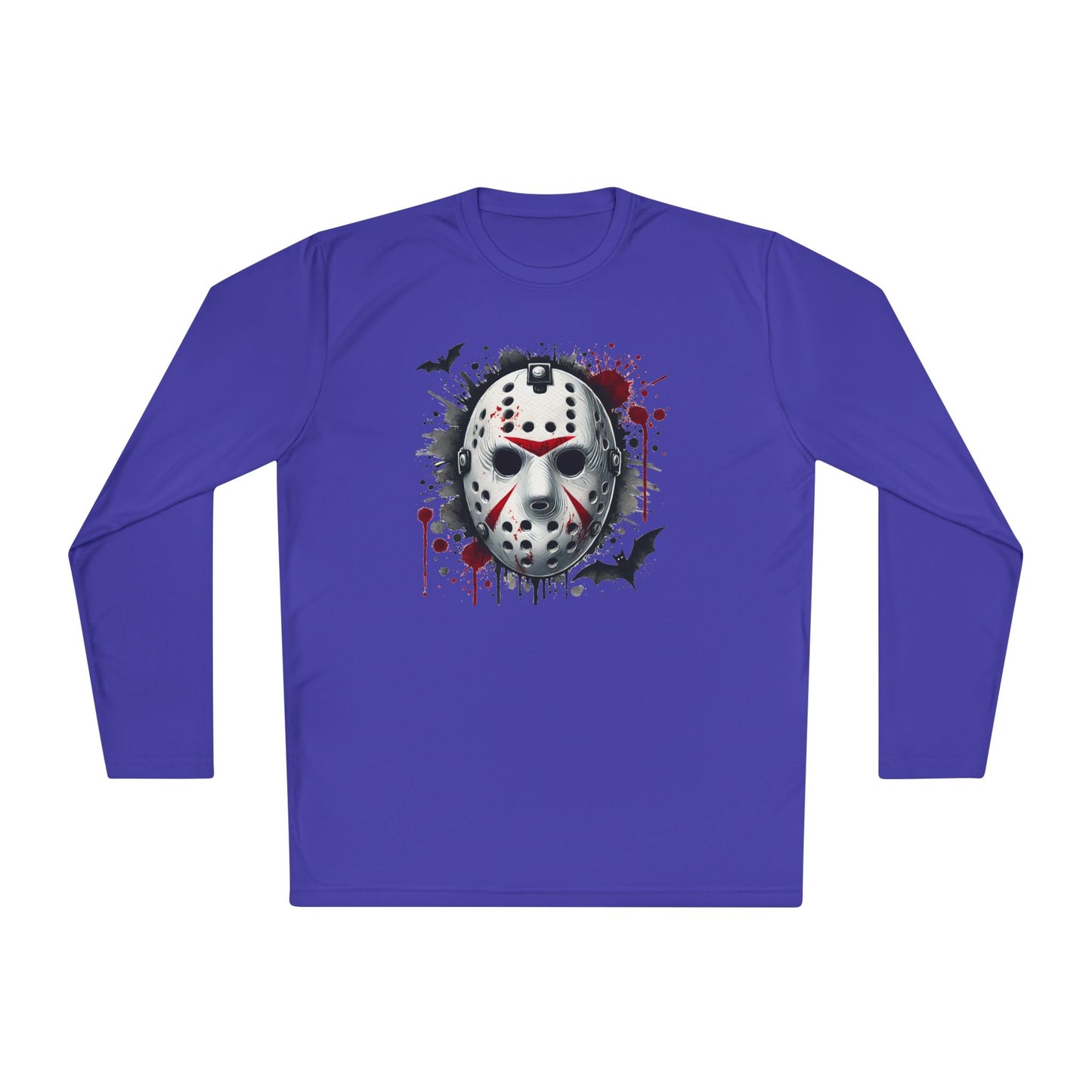 Creepy Killer Mask Adult Long Sleeve Tee