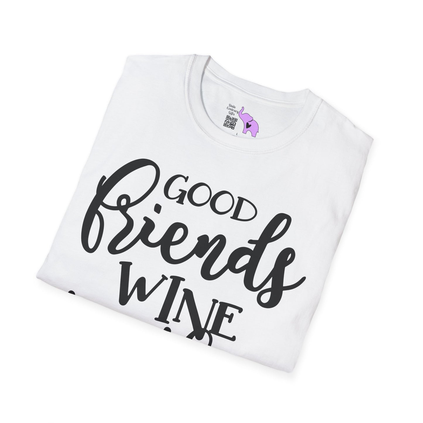 Friends Wine Together Adult T-shirt