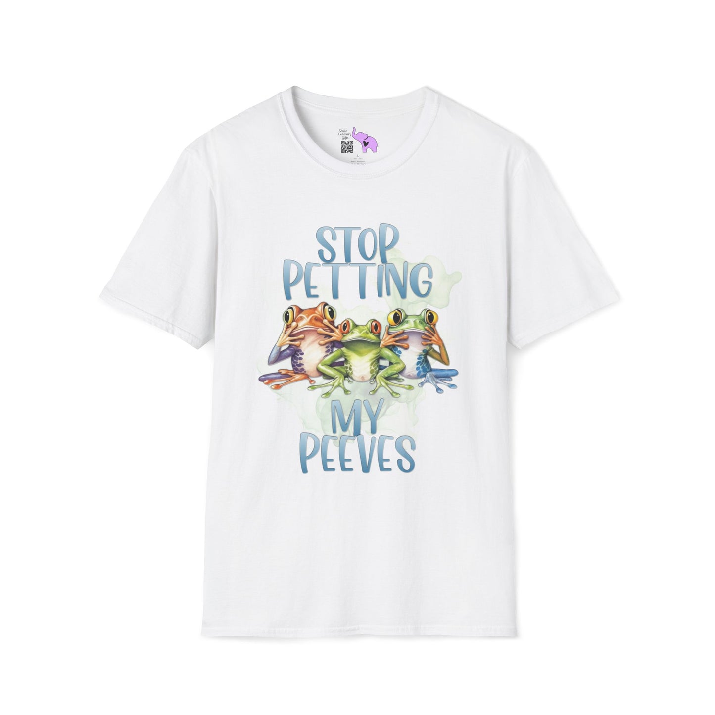 Stop Petting My Peeves (Frogs) Adult T-shirt