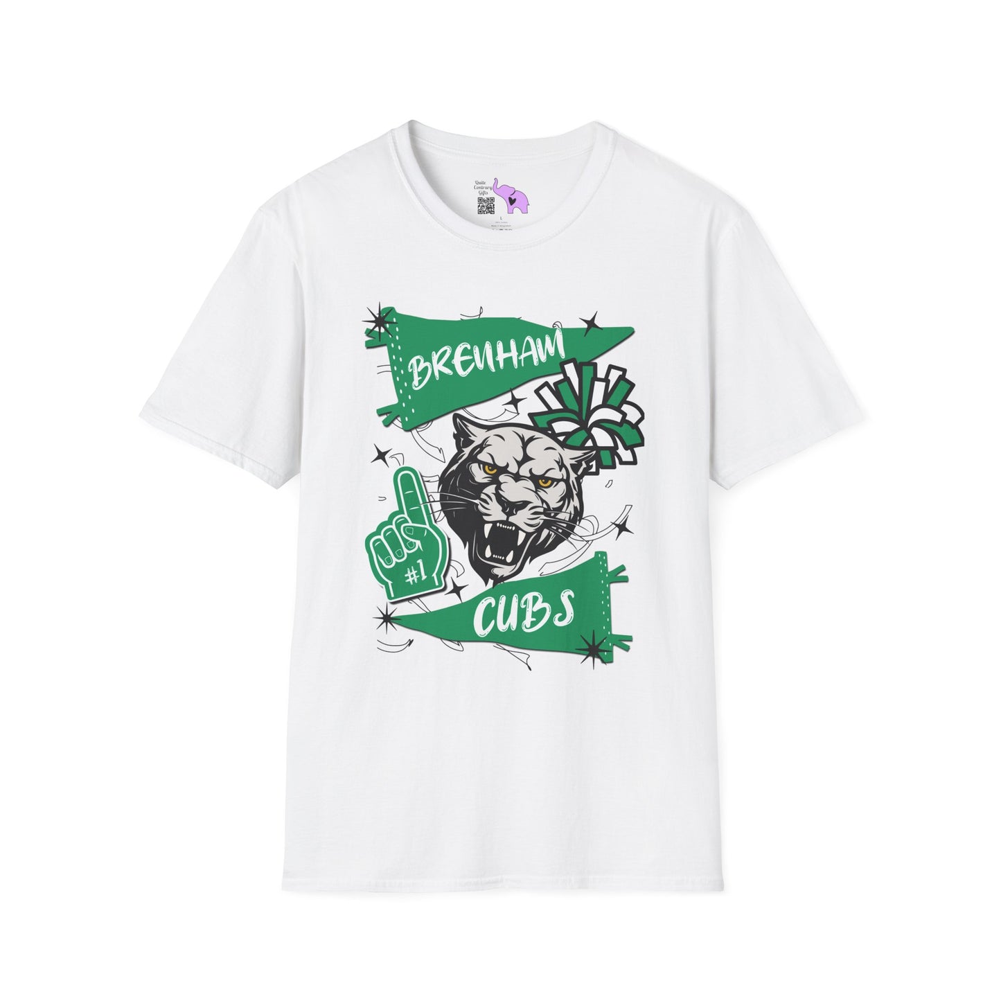 Brenham Cubs #1 Adult T-shirt