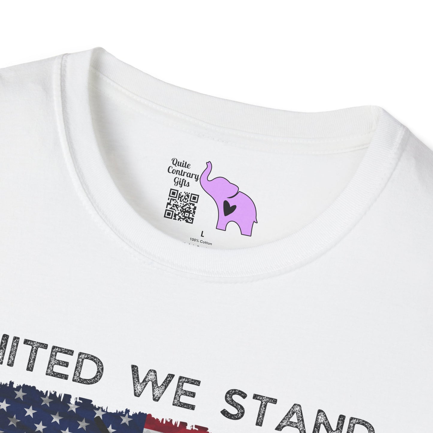 United We Stand Disarmed We Fall Adult T-shirt