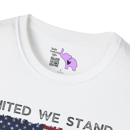 United We Stand Disarmed We Fall Adult T-shirt