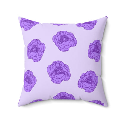 Lilac Mist Peonies Basic Bedding Set