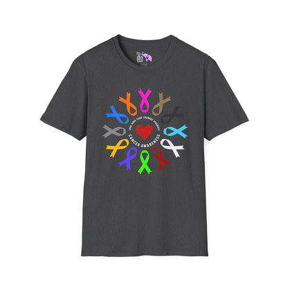 Fight Cancer in All Colors 23 Adult T-shirt