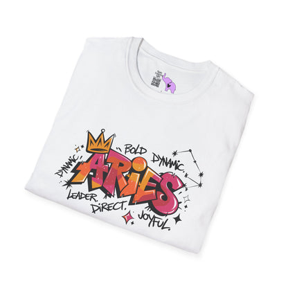 Aries Street Art Adult T-shirt