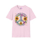 Flower Power Forever Adult T-shirt