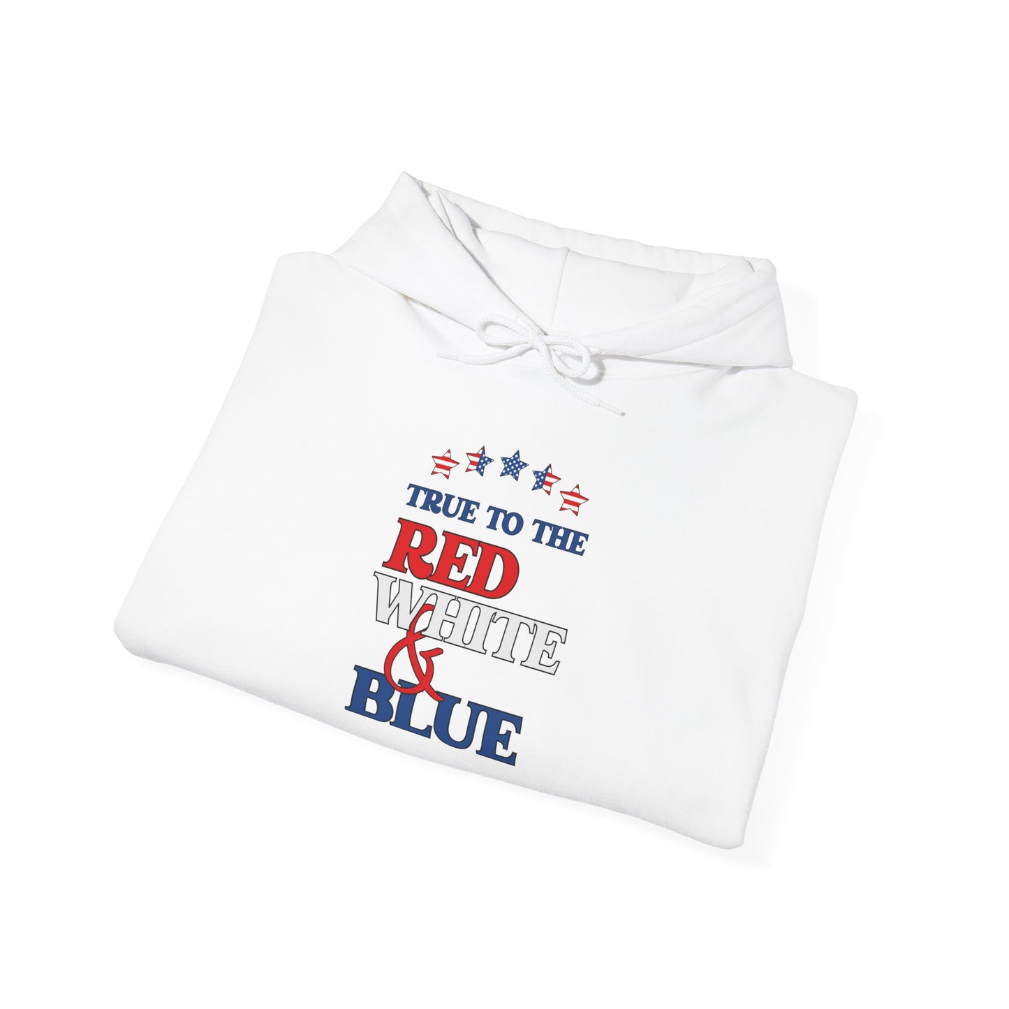 True to the Red White & Blue Heavy Blend™ Hooded Sweatshirt
