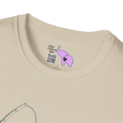 Hooked On Being A Grandpa Adult T-shirt