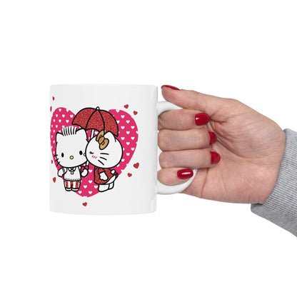 Hello Kitty Valentine Ceramic Mug, (11oz, 15oz)