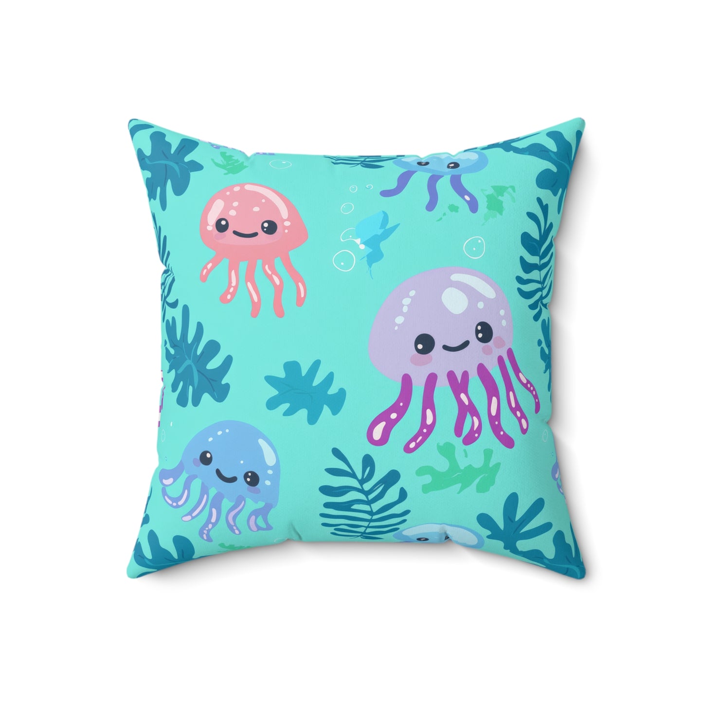 Jellyfish Daydreams Throw Pillow