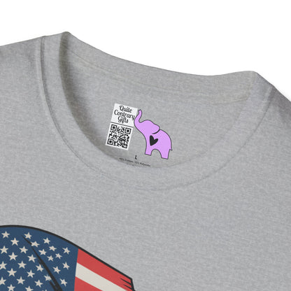 Patriotic Bigfoot Adult T-shirt