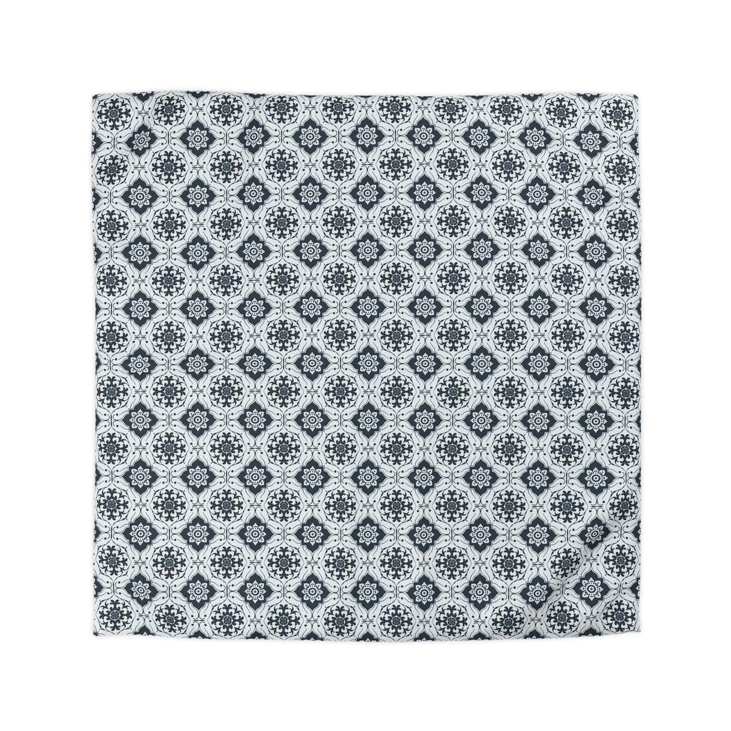 Lisbon Noir Microfiber Duvet Cover
