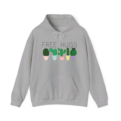 Free Hugs (Cactus) Heavy Blend™ Hooded Sweatshirt
