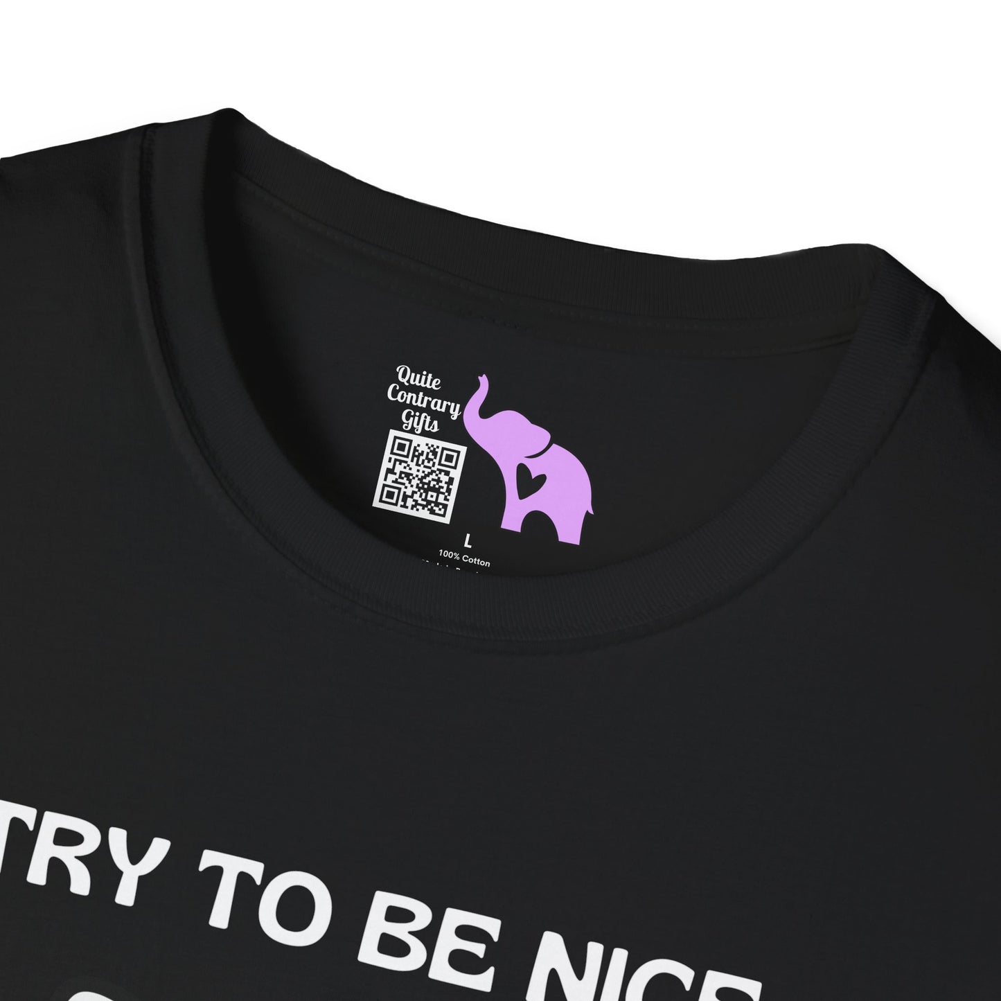 I Try To Be Nice But People Are Stupid Adult T-shirt