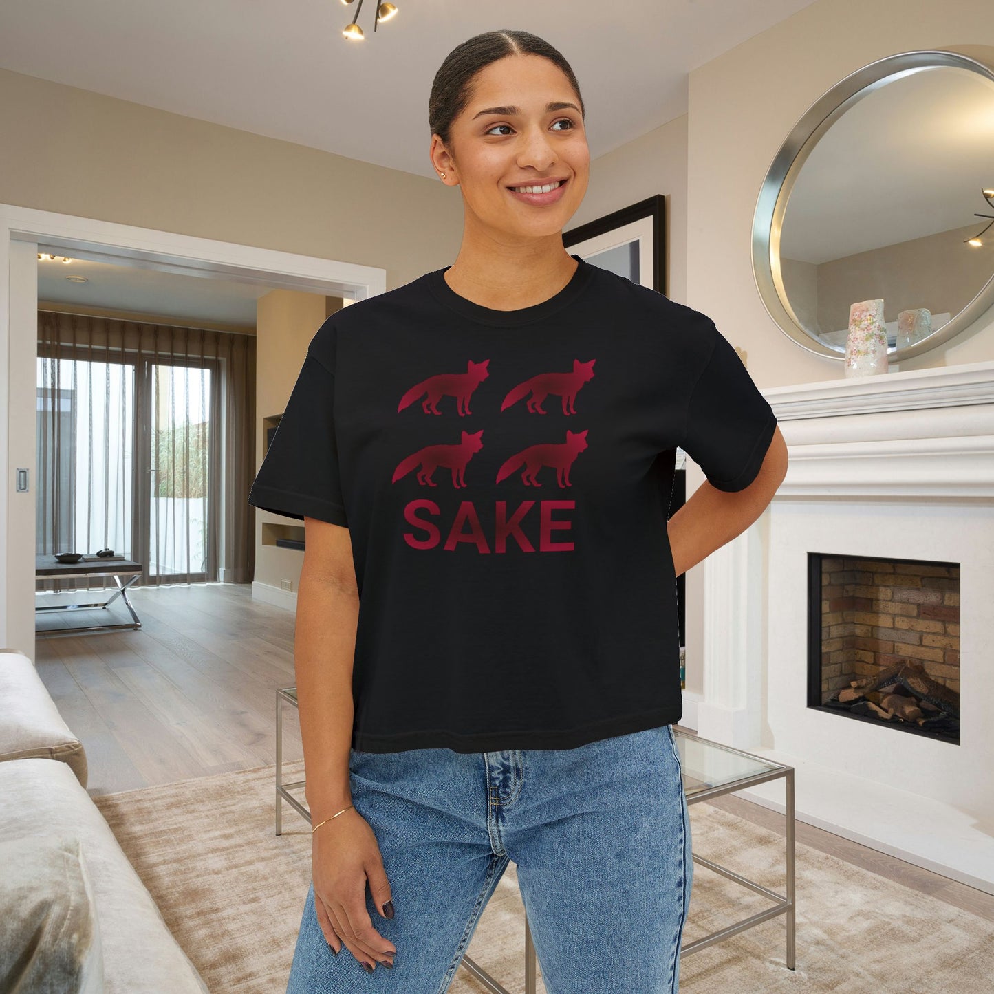 Four Fox Sake Women's Boxy Tee