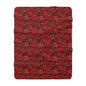 Crimson Noel Fleece Blanket