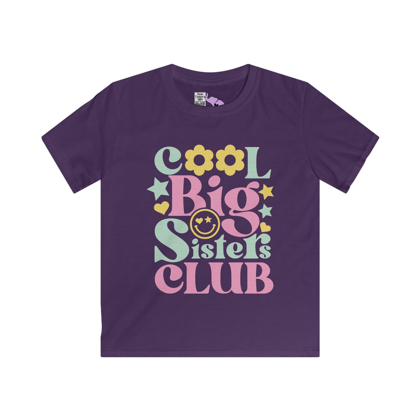 Cool Big Sister's Club Youth Softstyle Tee
