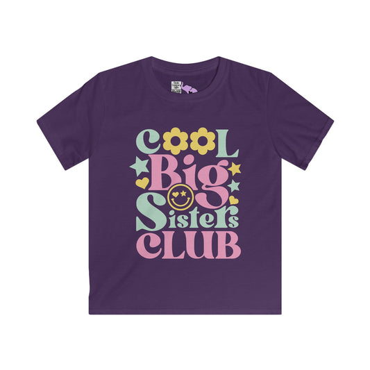 Cool Big Sister's Club Youth Softstyle Tee