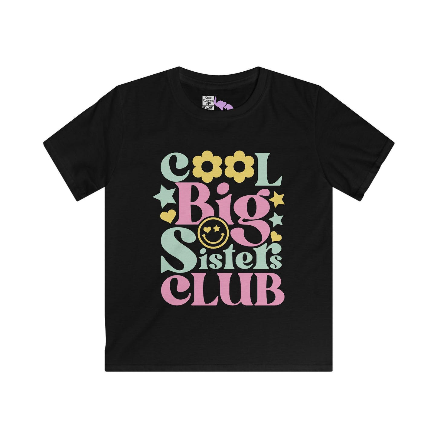 Cool Big Sister's Club Youth Softstyle Tee