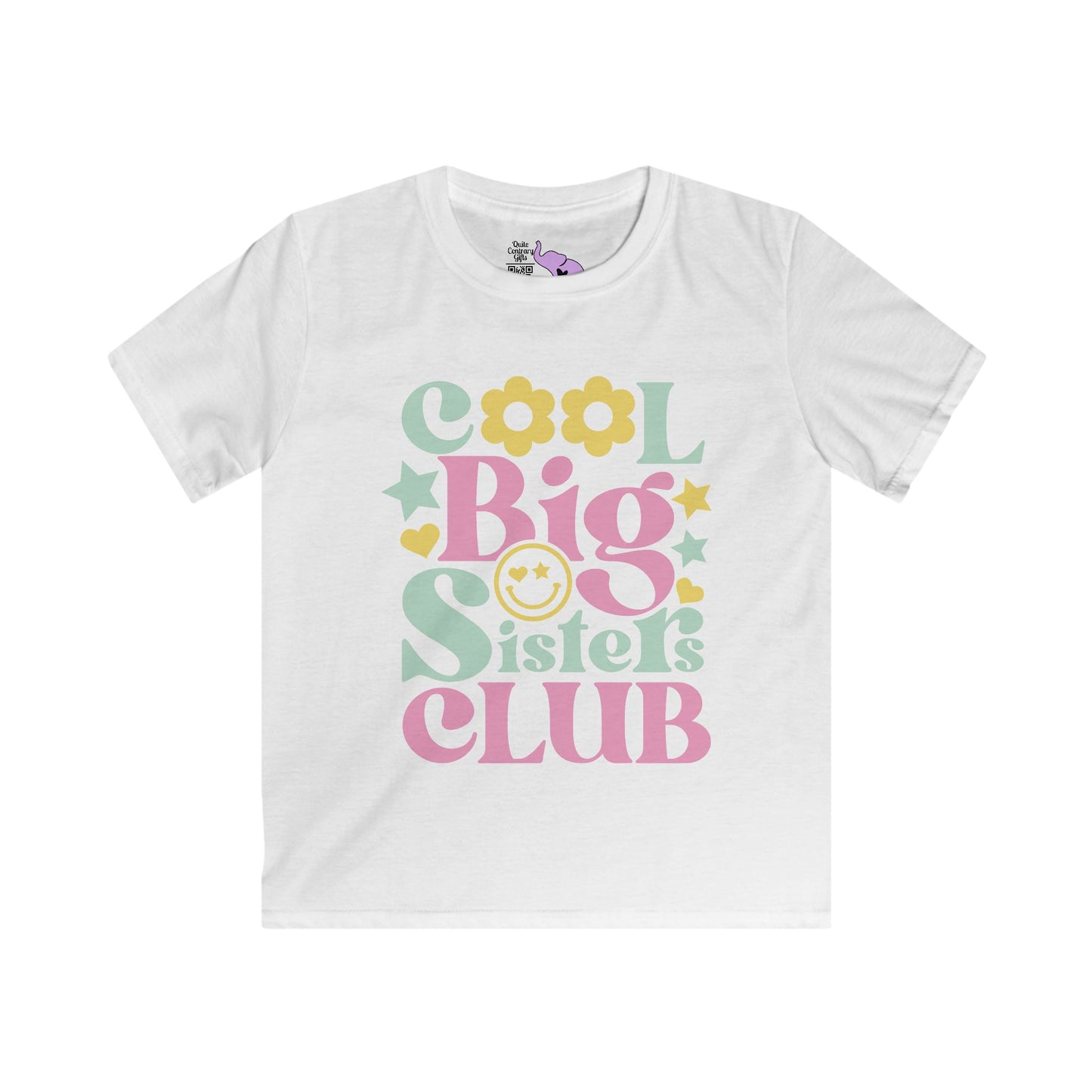Cool Big Sister's Club Youth Softstyle Tee