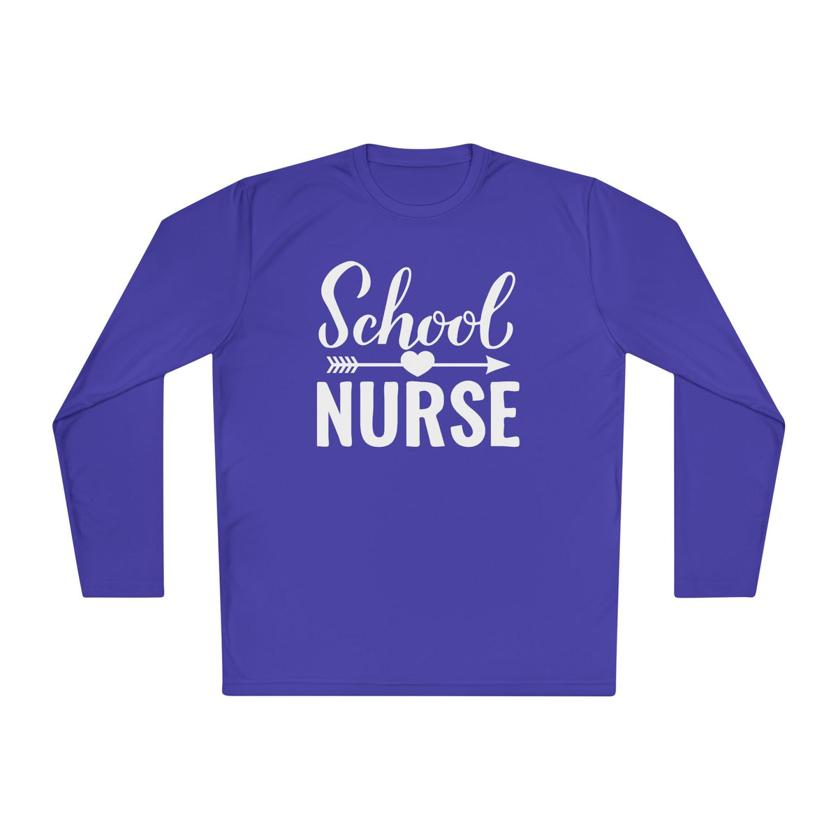 School Nurse Adult Long Sleeve Tee