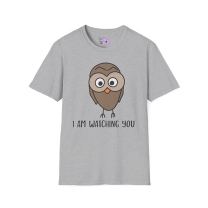 I Am Watching You (Owl) Adult T-shirt