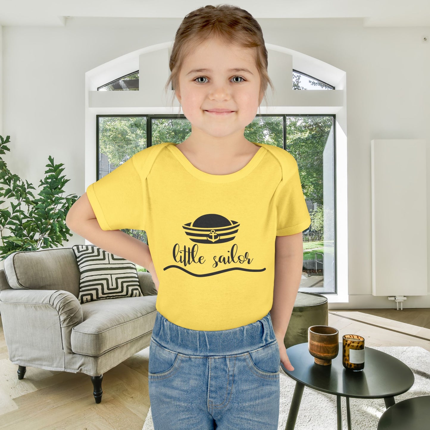 Little Sailor Baby Rib Bodysuit